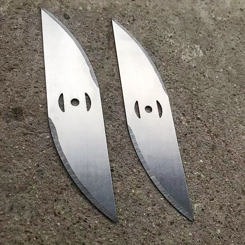 Lames de rechange en métal pour tondeuse à gazon,pièces de rechange pour tondeuse à gazon,Machine de découpe électrique au Lithium à main, - Type 2pcs #B