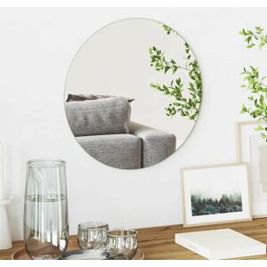 vidaXL Miroir mural Ø 40 cm verre trempé - Publicité vidaXL Miroir mural Ø 40 cm verre trempé - Publicité