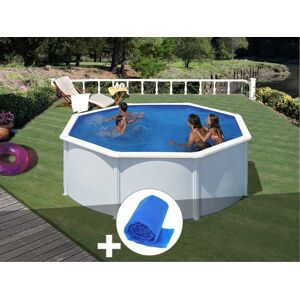 Gre Kit piscine acier blanc Gré Fidji ronde 3,20 x 1,22 m + Bâche à bulles - Publicité Gre Kit piscine acier blanc Gré Fidji ronde 3,20 x 1,22 m + Bâche à bulles - Publicité