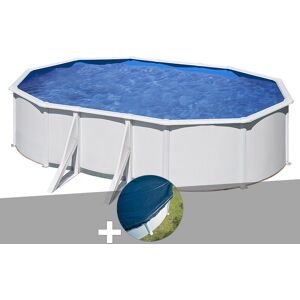 Gre Kit piscine acier blanc Gré Atlantis ovale 5,27 x 3,27 x 1,32 m + Bâche hiver - Publicité Gre Kit piscine acier blanc Gré Atlantis ovale 5,27 x 3,27 x 1,32 m + Bâche hiver - Publicité