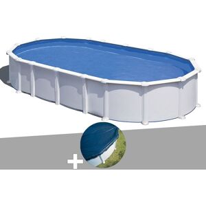Gre Kit piscine acier blanc Gré Atlantis ovale 10,20 x 5,75 x 1,32 m + Bâche hiver - Publicité Gre Kit piscine acier blanc Gré Atlantis ovale 10,20 x 5,75 x 1,32 m + Bâche hiver - Publicité