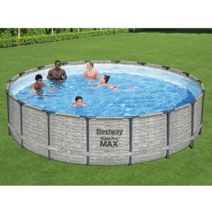 VidaXL Piscine Power Steel Bestway - 549x122 cm - Publicité VidaXL Piscine Power Steel Bestway - 549x122 cm - Publicité