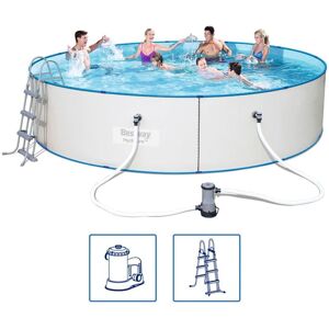 Bestway Ensemble de piscine Hydrium avec cadre en acier rond 460x90 cm - Publicité