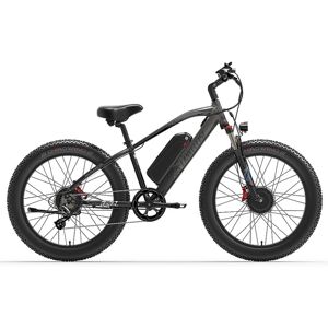 Vélo Électrique Tout-Terrain - Lankeleisi Mg740 Plus - Moteur Double 2000w - Batterie Samsung 48v20ah - Pneus 26*4.0 Pouces -Gris - Publicité Vélo Électrique Tout-Terrain - Lankeleisi Mg740 Plus - Moteur Double 2000w - Batterie Samsung 48v20ah - Pneus 26*4.0 Pouces -Gris - Publicité