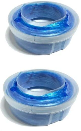 Génie Sac à couches pour bébé,sacs de recharge E27,sac poubelle pour Angelcare,sac de Genie Pail Trash - Type 2PACK-16.6cmX15.8cmX4.6cm