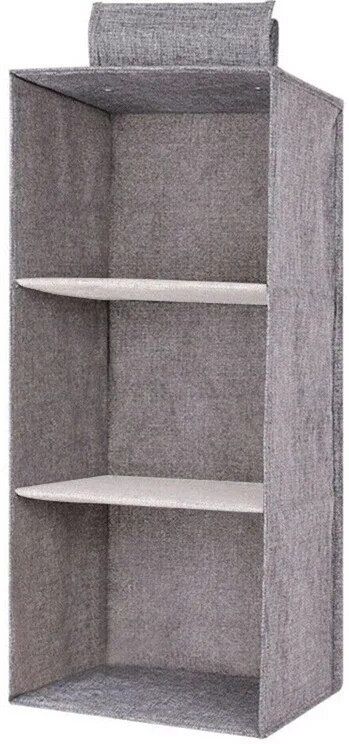 Cintres De Rangement Pour Placard,Sac À Vêtements,Garde-Robe,Support Intercalaire Portable,Nouvel Évaluation - Type 3 Layer Gray