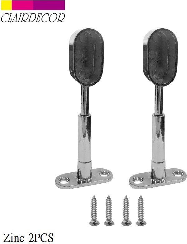 Tige De Support Ovale Pour Placard,30x15mm,Tige De Suspension Pour Vêtements,Accessoires De Quincaillerie De Garde-Robe - Type Chrome-2pcs(27492)