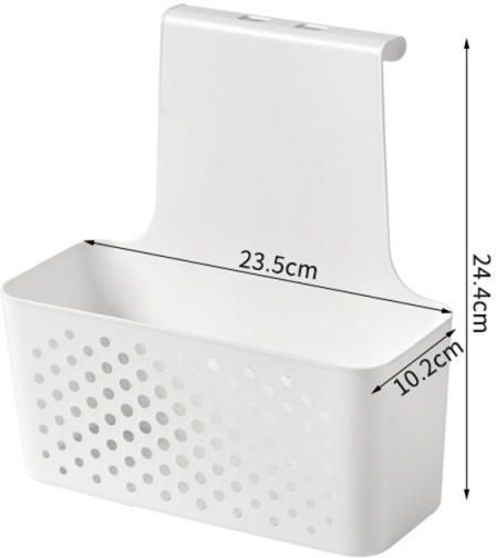 Étagère De Rangement De Cuisine Créative,Porte D'armoire De Cuisine,Panier Mural,Poubelle Domestique,Poubelle Peu Encombrante - Type White Small Size