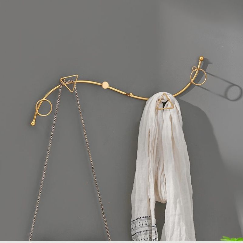 Crochets Créatifs Pour Manteau T1,Décoration Murale,En Métal,Fer,Art,Cintre Pour Vêtements,Meubles,Porche,Hobags,Écharpe,Ornements - Type S Shape Hanger-A-2 Pieces