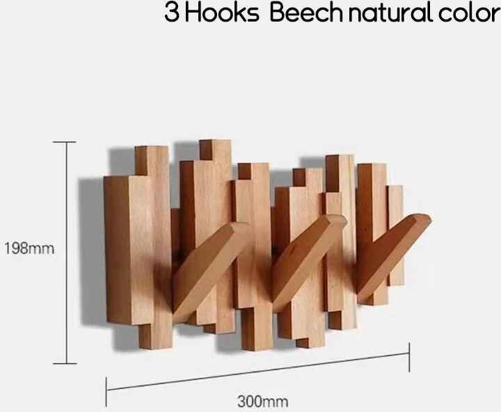 Cintres Muraux En Bois Pliables Pour Manteau Et Chapeau,Support T1 Pour Vêtements,Crochets Pour Vêtements,Meubles Peu Encombrants,Salon - Type 30cm