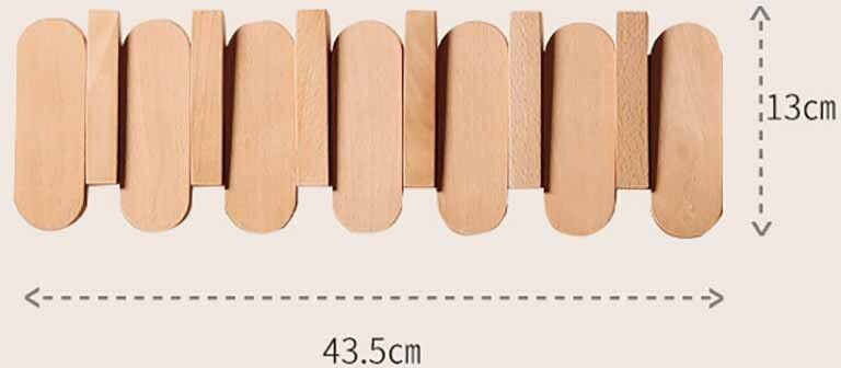 Cintres Muraux Polyvalents Pour Vêtements,Écharpe,Sac À Dos,Manteau,Pantalon,Rangement Pour Chambre À Coucher - Type Style B-6 Hooks