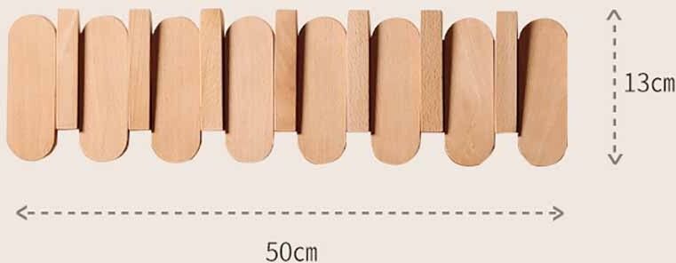 Cintres Muraux Polyvalents Pour Vêtements,Écharpe,Sac À Dos,Manteau,Pantalon,Rangement Pour Chambre À Coucher - Type Style B-7 Hooks