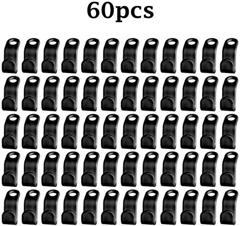 Cintre Multifonction En Plastique Pour Garde-Robe,Crochet Pour Manteau,Garde-Robe,Empiler,Gain De Place,Chambre À Coucher,Rangement,Évaluation,T1 - Type 60pcs #F