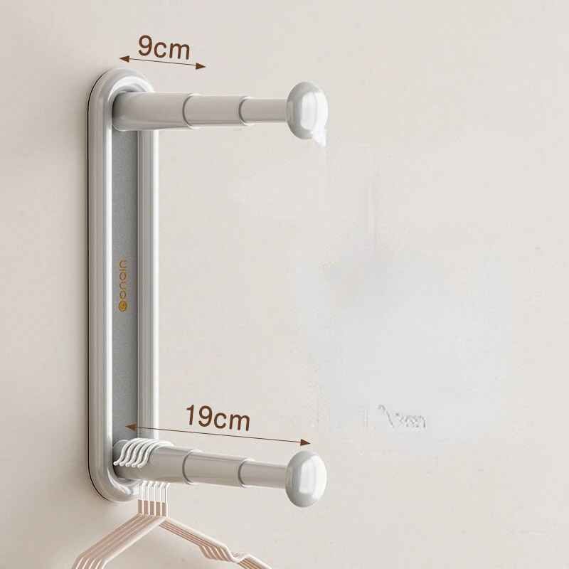 Cintre Mural En Plastique Rapduty,Rangement Pour Manteaux,Rangement Pour Linge Sec T1 - Type Gray