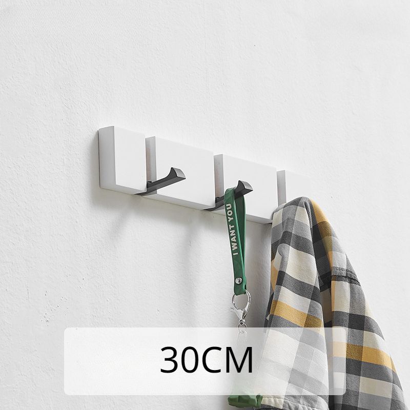 Crochets À Vêtements Muraux En Bois Pliables,Étagère À Vêtements Domestique,Cintres De Porte,Crochet De Soleil Pour Manteau De Serviette,Hot1 - Type White-S-3hooks