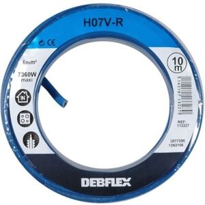 Fil rigide HO7V-R - 6 mm² - 10 m - jaune/vert DEBFLEX - Publicité Fil rigide HO7V-R - 6 mm² - 10 m - jaune/vert DEBFLEX - Publicité
