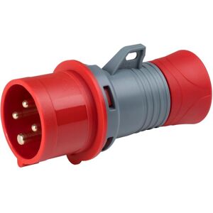 ROSI 9214 Prise - 3P+T, 16A, IP54, Rouge - Publicité ROSI 9214 Prise - 3P+T, 16A, IP54, Rouge - Publicité