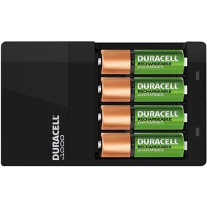 Duracell High-Speed Value CEF14 - 4 h chargeur de batteries - (pour 4xAA/AAA) 2 x type AA - NiMH - 1300 mAh - 7 Watt - avec 2 piles rechargeables AAA NiMH 750 mAh - Publicité Duracell High-Speed Value CEF14 - 4 h chargeur de batteries - (pour 4xAA/AAA) 2 x type AA - NiMH - 1300 mAh - 7 Watt - avec 2 piles rechargeables AAA NiMH 750 mAh - Publicité