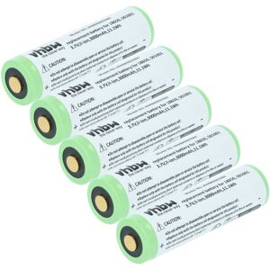 vhbw 5x Batterie compatible avec Ledlenser iH11R, H8R, H8R SE, MH10, MH11, iH8R, C7R, C7R Classic lampe de poche ou frontrale (3Ah, 3,7V, Li-ion) - Publicité vhbw 5x Batterie compatible avec Ledlenser iH11R, H8R, H8R SE, MH10, MH11, iH8R, C7R, C7R Classic lampe de poche ou frontrale (3Ah, 3,7V, Li-ion) - Publicité
