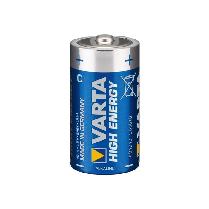 Varta High Energy LR14/C (Baby) (4914) - alkaline manganese battery, 1.5 V