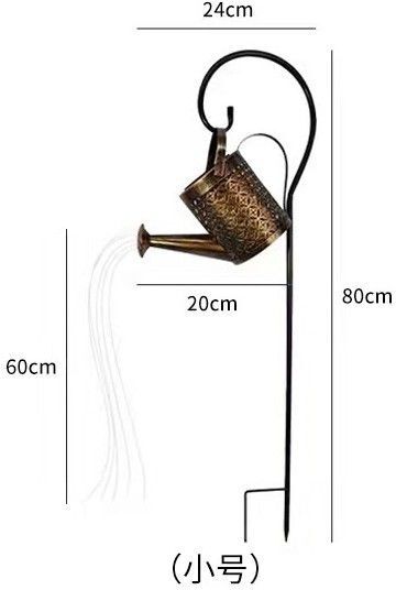 Arrosoir solaire étanche avec lumières d'extérieur,lanterne de jardin,décoration de jardin - Type With bracket