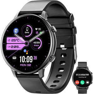 Montre Connectée Homme Femme 1.39"" Smartwatch avec Podometre, Moniteur Sommeil, avec 140+ Sportifs, Smartwatch Montre Intelligente Bracelet pour Android iOS - Publicité Montre Connectée Homme Femme 1.39"" Smartwatch avec Podometre, Moniteur Sommeil, avec 140+ Sportifs, Smartwatch Montre Intelligente Bracelet pour Android iOS - Publicité