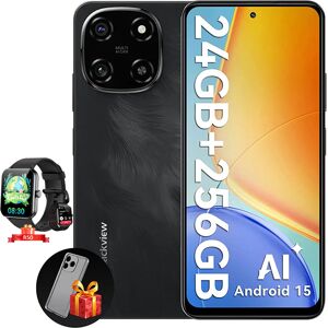 Blackview COLOR 6 Téléphone Débloqué 24Go+256Go/2To 6.67"" 50MP+13MP 5000mAh Android 15,Dual SIM- Noir avec R50 montre intelligente - Publicité Blackview COLOR 6 Téléphone Débloqué 24Go+256Go/2To 6.67"" 50MP+13MP 5000mAh Android 15,Dual SIM- Noir avec R50 montre intelligente - Publicité