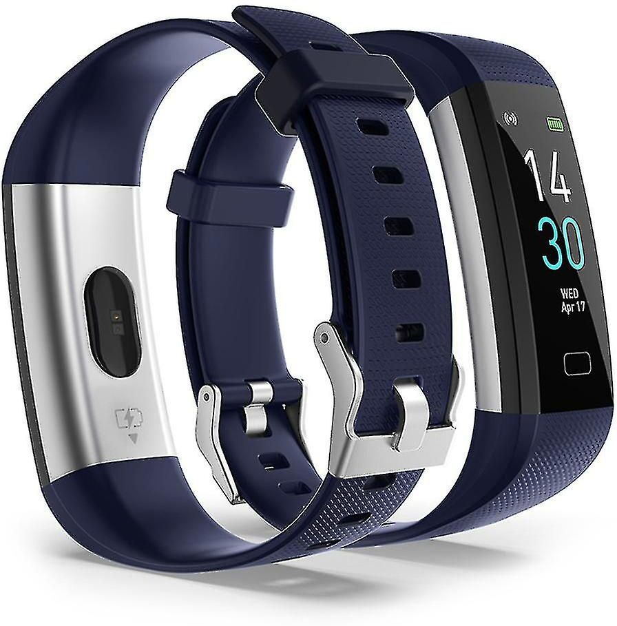 Bracelet intelligent podomètre Calories réveil étanche pour sport extérieur bleu # bleu