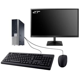 PC Dell Optiplex 9020 USFF Ecran 27" Intel I3-4130 RAM 16Go SSD 2To W11 Wifi - Publicité PC Dell Optiplex 9020 USFF Ecran 27" Intel I3-4130 RAM 16Go SSD 2To W11 Wifi - Publicité