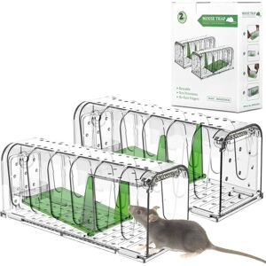 KALANKA-2 Pièces Piège à Souris Vivante, Mouse Trap Intelligent Facile