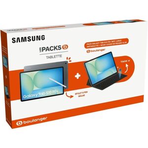 Tablette SAMSUNG Pack Galaxy Tab S10 FE+ 128Go + BookCover