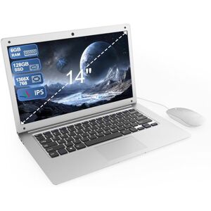 KSFAL-Ordinateur Portable 14 Pouces 6 Go Ram,128 Go Ssd Celeron
