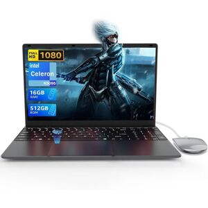 KSFAL-Ordinateur Portable 15.6 Pouces Pc Portable 16Go Ram 512Go Ssd