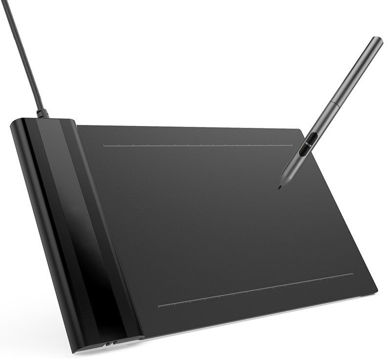 Tablette Graphique 7 Pouces Windows Mac Stylet 8 Pointes 230 Rps 5080 Lpi YONIS