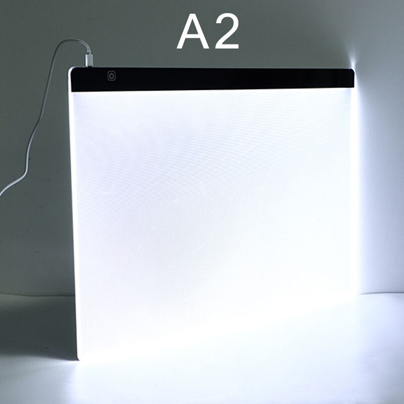 Tablette graphique A2 à LED pour dessin Digital,boîte lumineuse pour peinture,panneau de traçage,accessoires pour peinture diamant,chargeur de Type C