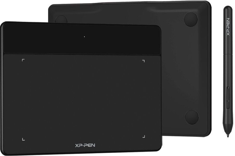 XPPen-Tablette de dessin DecoFun S Pen,6x4 pouces,avec batterie 8192 recyclable,pression gratuite,pour Android,Mac,Linux et Windows - Type Black