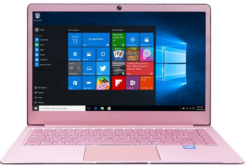 Ordinateur Portable windows 11 Intel Quad Core Ultrabook 14 pouces 8Go+256Go Rose YONIS