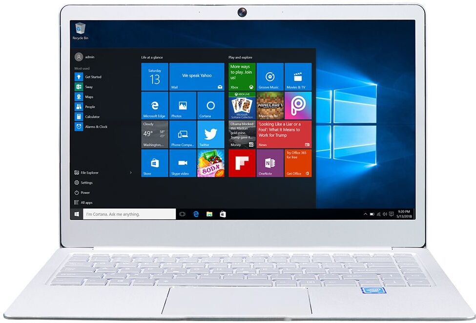 Pc Portable Windows 10 Ordinateur Portable CPU Intel 14 Pouces 8Go+256Go Argent YONIS