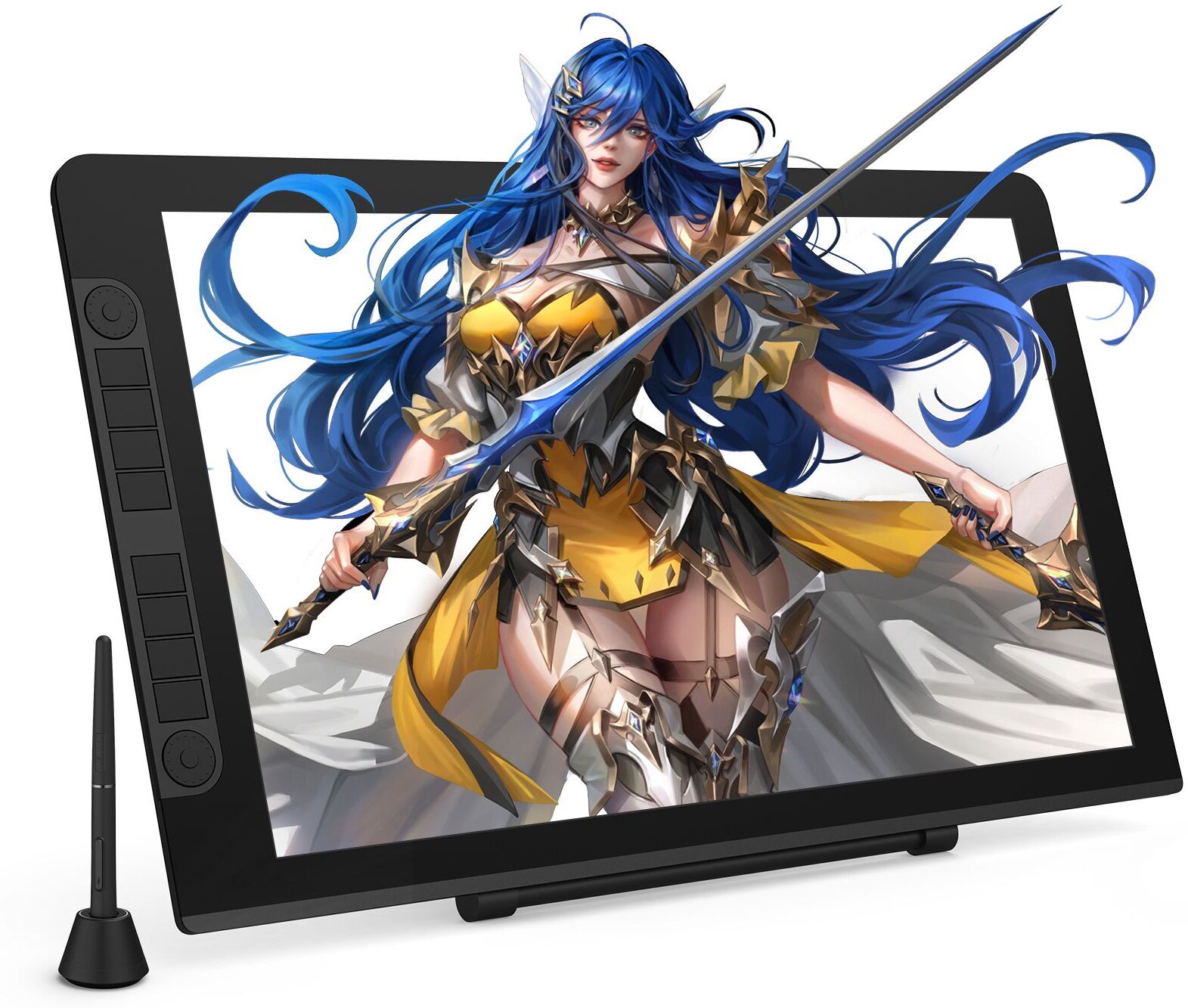 Tablette Graphique Couleur Autonome 21.5 Pouces Dessin Dalle IPS Full HD YONIS