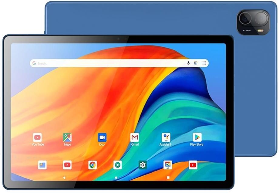 Tablette Tactile 10 Pouces 4G LTE Android 11 8GB+128GB Octa Core Avec Étui Cuir Bleu YONIS
