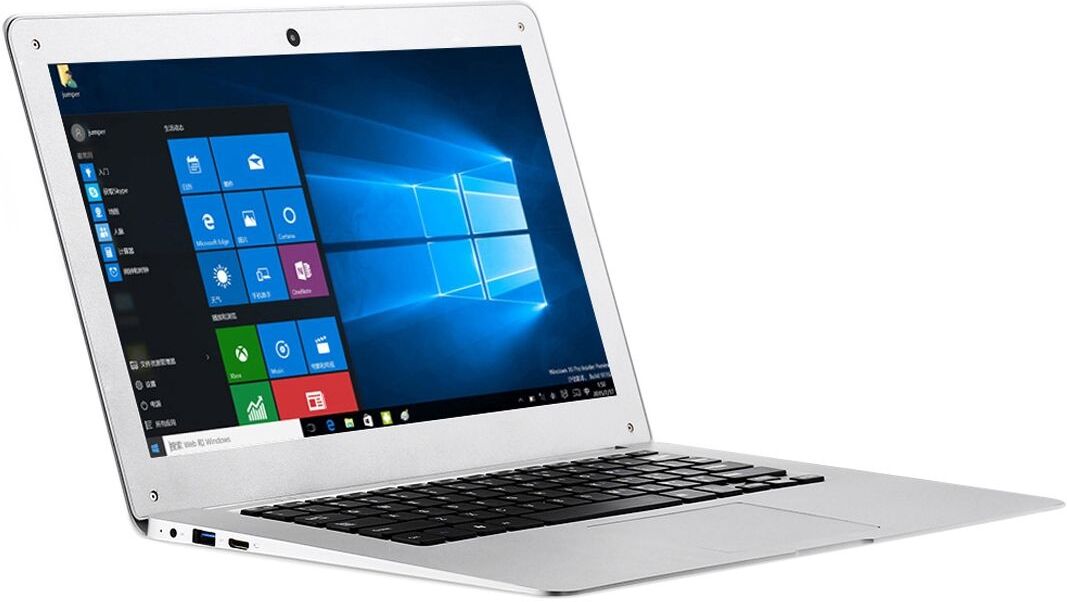 Ordinateur Portable Windows 10 Netbook FHD 14,1 Pouces Quad Core SD HDMI Argent + SD 8Go YONIS