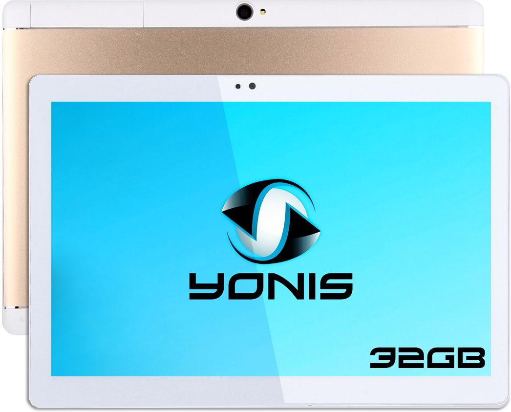 Tablette 4G Multimédia 10' Android 7.0 Octacore 32Go Stockage Double Sim Or + SD 8Go YONIS