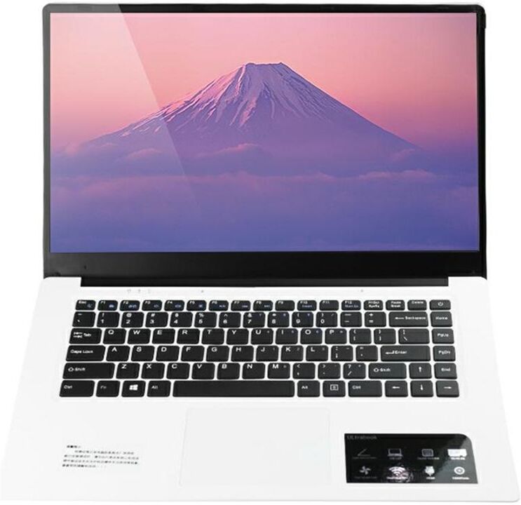 Ultrabook Windows 10 PC Ordinateur Portable 15.6 Pouces Quad Core 1.92 Ghz Blanc + SD 8Go YONIS