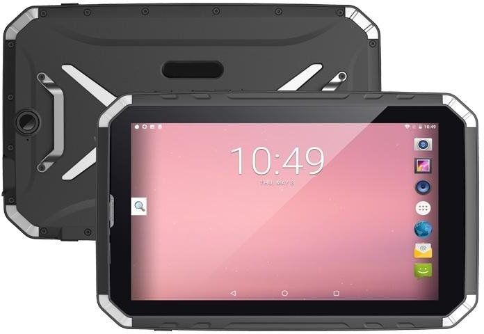 Tablette Durcie 4G Ultra-Résistante 3GB+32GB Étanche Antichoc Anti-Poussière Android 7.0 Octa Core GPS NFC Gris YONIS
