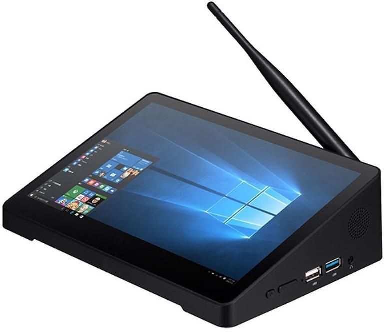 Mini PC Tout-en-Un 10.1 Pouces Windows 10 8GB RAM 256GB ROM Intel Celeron J4125 Quad Core Wifi Bluetooth HDMI RJ45 YONIS