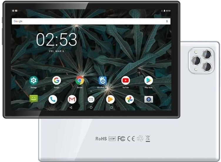 Tablette Tactile 10 Pouces Android 11 Octa Core 8Go+128Go Double Sim 4G LTE Avec Étui Vert YONIS