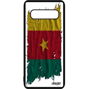 Coque drapeau cameroun camerounais Samsung S10 Plus silicone noir foot de Samsung Galaxy S10 Plus - Publicité Coque drapeau cameroun camerounais Samsung S10 Plus silicone noir foot de Samsung Galaxy S10 Plus - Publicité