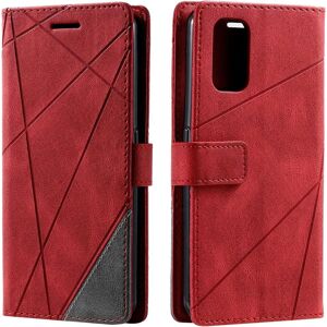 Coque Pour Samsung Galaxy A33 5g, Rabat Portefeuille De Protection Cuir Pu Etui, Silicone Tpu Bumper Magnetique Housse, Flip Porte Cartes Avec Fonction Support Cover Case (Rouge) - Publicité Coque Pour Samsung Galaxy A33 5g, Rabat Portefeuille De Protection Cuir Pu Etui, Silicone Tpu Bumper Magnetique Housse, Flip Porte Cartes Avec Fonction Support Cover Case (Rouge) - Publicité