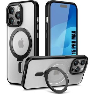 E.F.Connection Coque Pour Iphone 15 Pro Max, Antichoc Anti-Rayures Rigide Avec Support Magnétique Rotatif Noir - Booling - Publicité E.F.Connection Coque Pour Iphone 15 Pro Max, Antichoc Anti-Rayures Rigide Avec Support Magnétique Rotatif Noir - Booling - Publicité