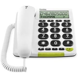 DORO téléphone filaire avec écran Blanc - Publicité DORO téléphone filaire avec écran Blanc - Publicité